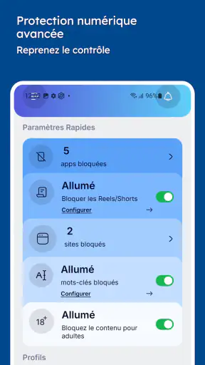 Stay Focused: blocage d'applis screenshot