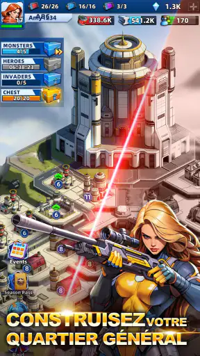 Super-héros & Puzzles Match3 screenshot