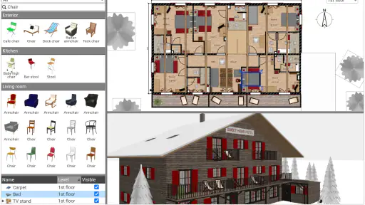 Sweet Home 3D Planifiez Maison screenshot