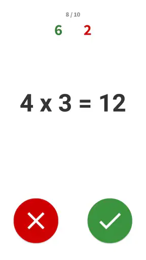Table de multiplication - Math screenshot