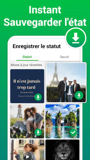 Téléchargeur Statut - Saver screenshot