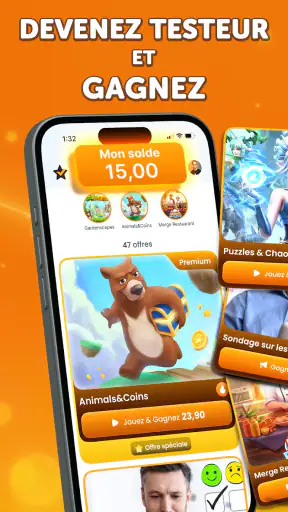 Teststar- Gagnez de l’Argent screenshot