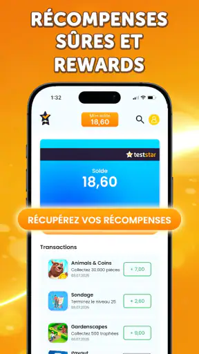 Teststar- Gagnez de l’Argent screenshot
