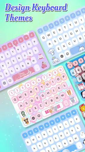 Thème de Clavier de Police screenshot