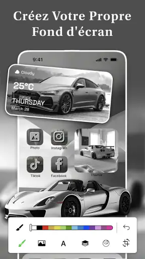 Themie: Fond d’écran & Thème screenshot