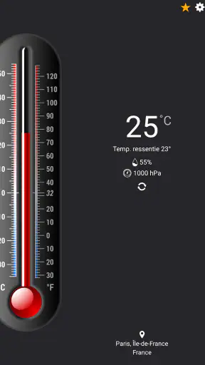 Thermomètre++ intérieur screenshot