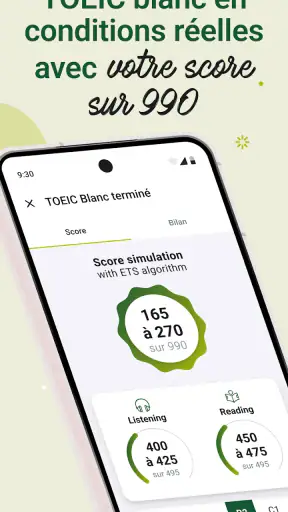 TOEIC test : contenu officiel screenshot