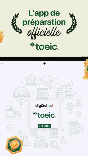 TOEIC test : contenu officiel screenshot