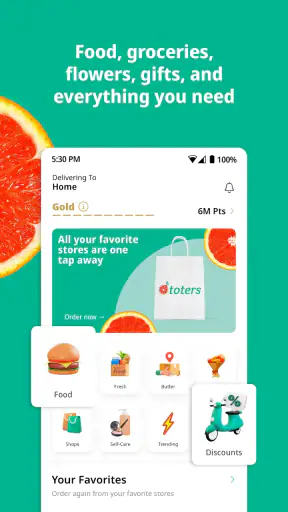 Toters: Food Delivery & More screenshot
