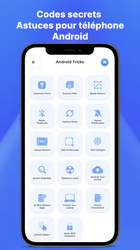 Tous les codes secrets mobiles screenshot