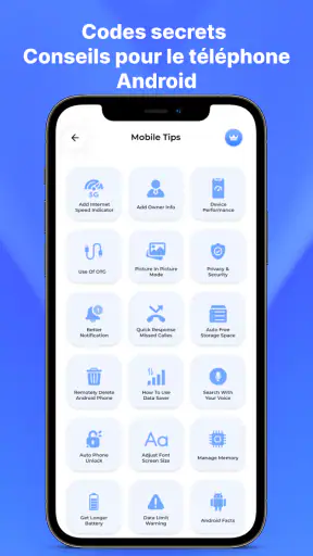 Tous les codes secrets mobiles screenshot