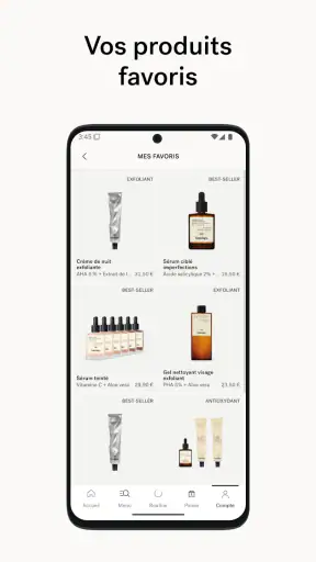 Typology - Soins de la peau screenshot