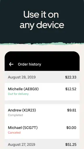 Uber Eats Gestion de Commandes screenshot