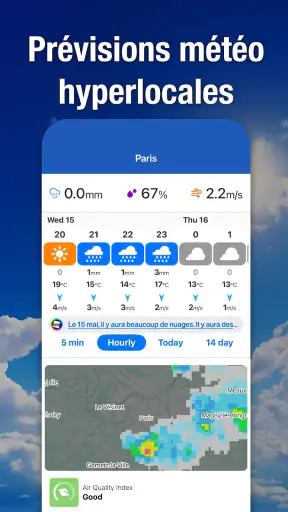 Weathernews - Prévisions météo screenshot