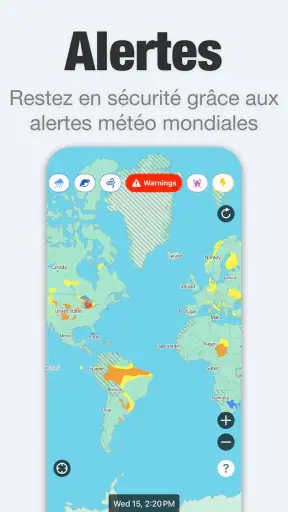 Weathernews - Prévisions météo screenshot