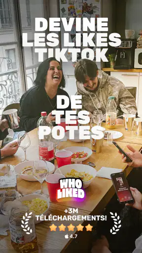 WhoLiked? – Le jeu des Likes screenshot