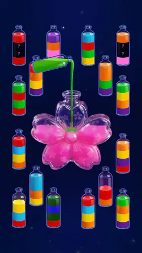 3D Colorful Sort™ 魔法の水 screenshot