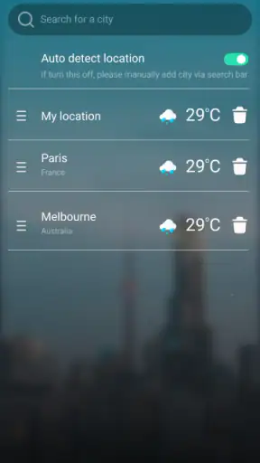 9Weather: 天気予報 screenshot