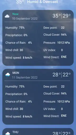 9Weather: 天気予報 screenshot