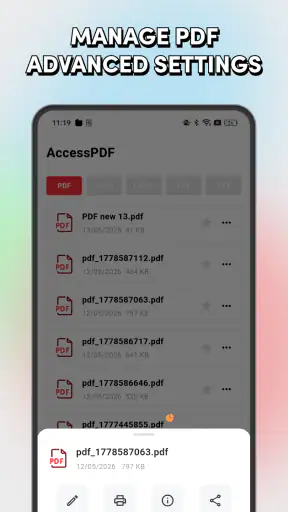 Access PDF - PDFリーダー screenshot
