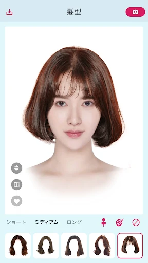 AIスタイリスト - 髪型シミュレーション・髪色変えるアプリ screenshot