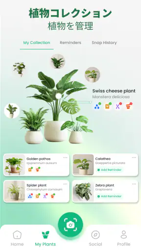 AI植物スキャン：判定・照度計 screenshot