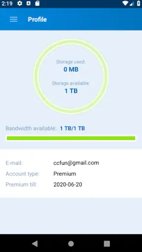 Alfafile.net ファイルマネージャー screenshot