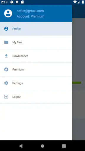 Alfafile.net ファイルマネージャー screenshot