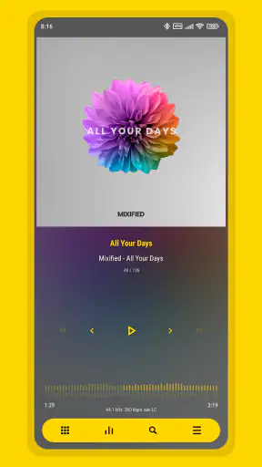 Aurora - Poweramp Skin screenshot