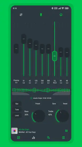 Aurora - Poweramp Skin screenshot