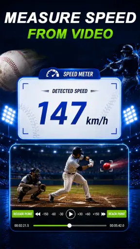 Baseball Pitch Speed Radar Gun screenshot