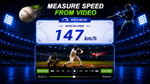 Baseball Pitch Speed Radar Gun screenshot