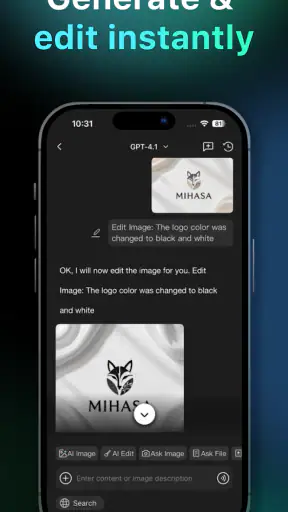 ChatGTP日本語対応・公式AIチャットアプリ screenshot