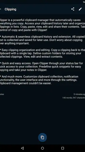 Clipper+: Clipboard Manager screenshot