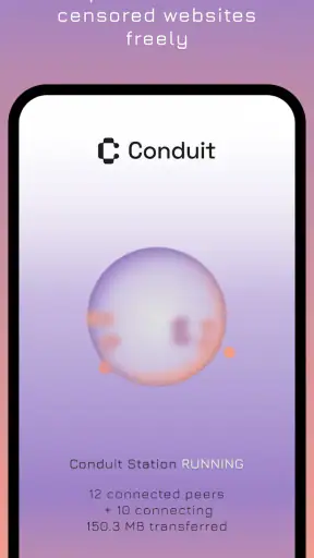 Conduit：ネット共有 screenshot