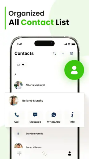 電話番号と連絡先 screenshot