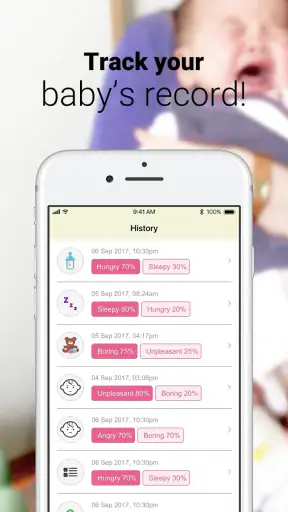 Cry Analyzer - 赤ちゃんの泣き声を解析 screenshot