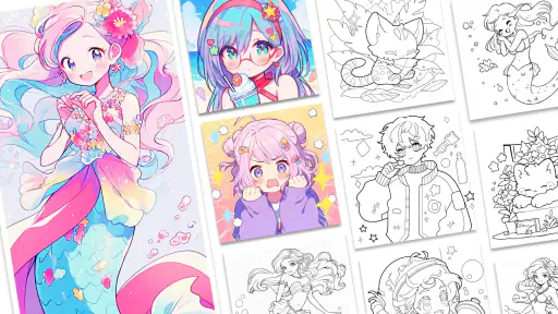 Cute Drawing: おえかき 塗り絵 screenshot