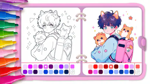 Cute Drawing: おえかき 塗り絵 screenshot