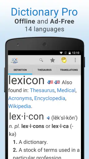 Dictionary Pro screenshot