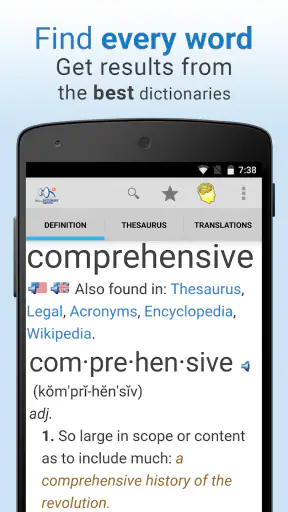 Dictionary Pro screenshot