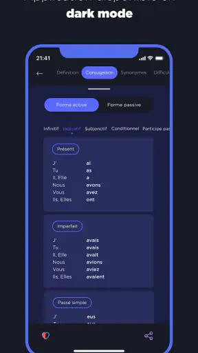 Dictionnaire Larousse français screenshot