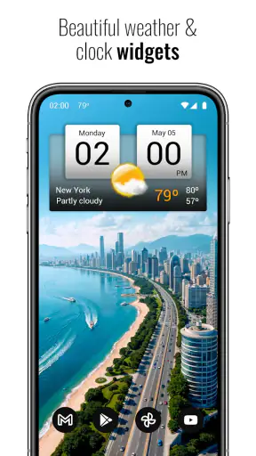 Digital Clock & World Weather screenshot
