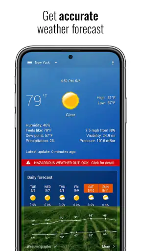 Digital Clock & World Weather screenshot