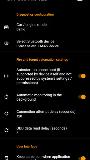 DPF Info screenshot