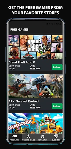 Epic Freebie Games Radar screenshot