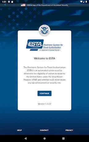 ESTA Mobile screenshot