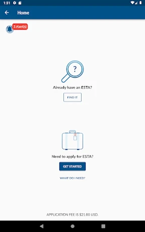 ESTA Mobile screenshot