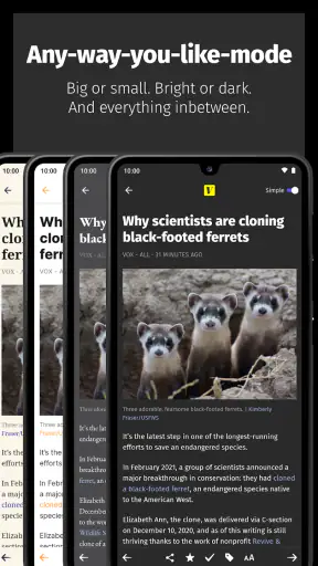 Feeder.co screenshot