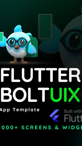 Flutter UI アプリ テンプレート screenshot